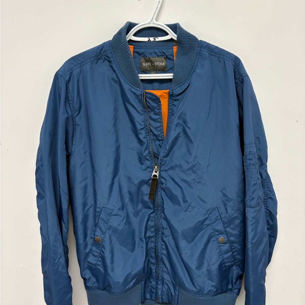 Slate & Stone Blue Bomber Jacket